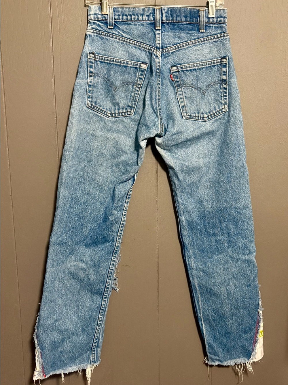 RILEY Blue Patchwork Jeans - Picture 5 of 6